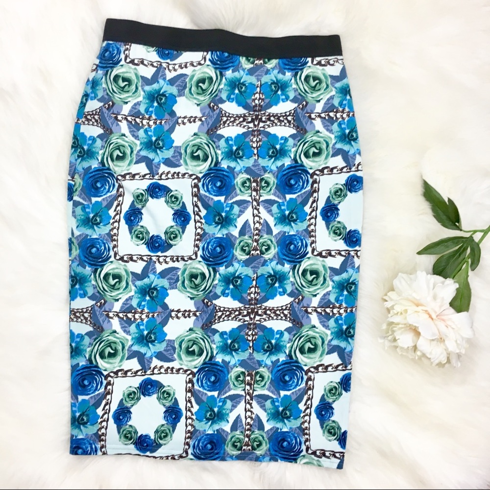 ASOS FLORAL SKIRT